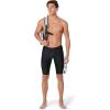 imageSpeedo Mens Swimsuit Jammer Powerflex Eco Revolve Splice Team ColorsBlackBlue