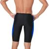 imageSpeedo Mens Swimsuit Jammer Powerflex Eco Revolve Splice Team ColorsBlackBlue