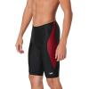 imageSpeedo Mens Swimsuit Jammer Powerflex Eco Revolve Splice Team ColorsBlackMaroon