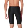 imageSpeedo Mens Swimsuit Jammer Powerflex Eco Revolve Splice Team ColorsBlackMaroon