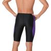 imageSpeedo Mens Swimsuit Jammer Powerflex Eco Revolve Splice Team ColorsBlackPurple