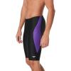 imageSpeedo Mens Swimsuit Jammer Powerflex Eco Revolve Splice Team ColorsBlackPurple