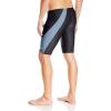 imageSpeedo Mens Swimsuit Jammer Powerflex Eco Revolve Splice Team ColorsDiscontinuedSpeedo Black