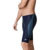 imageSpeedo Mens Swimsuit Jammer Powerflex Eco Revolve Splice Team ColorsNavyGrey