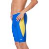 imageSpeedo Mens Swimsuit Jammer Powerflex Eco Revolve Splice Team ColorsNew SapphireGold