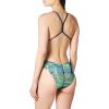 imageSpeedo Womens Cyclone Strong One Back Endurance One Piece SwimsuitBlueGreen