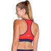 imageSpeedo Womens Guard Sport Bra Swimsuit TopTeam Red