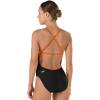 imageSpeedo Womens Launch Splice Crossback One Piece SwimsuitBlackOrange