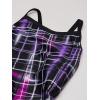 imageSpeedo Womens Powerflex Eco Laser Sticks Flyback SwimsuitLaser Speedo Purple