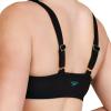 imageSpeedo Womens Swimsuit Bikini Top Adjustable Square NeckSolid Speedo Black