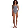 imageSpeedo Womens Swimsuit One Piece Endurance Fixed Back Double StrapBlackBlue