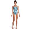 imageSpeedo Womens Swimsuit One Piece Endurance Fixed Back Double StrapBlue Jewel