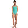 imageSpeedo Womens Swimsuit One Piece Endurance Fixed Back Double StrapFresh Blue