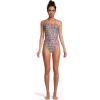 imageSpeedo Womens Swimsuit One Piece Endurance Fixed Back Double StrapFusion Coral