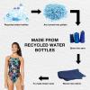 imageSpeedo Womens Swimsuit One Piece Endurance Fixed Back Double StrapParty Palm