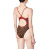 imageSpeedo Womens Swimsuit One Piece Endurance Flyback Printed Adult Team ColorsDiscontinuedAmplified Red