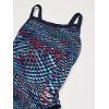 imageSpeedo Womens Swimsuit One Piece Endurance Flyback Printed Adult Team ColorsDiscontinuedSprinter RedWhiteBlue