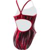 imageSpeedo Womens Swimsuit One Piece Endurance Flyback Striped Adult Team ColorsDiscontinuedRed