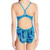 imageSpeedo Womens Swimsuit One Piece Endurance Free Back Printed Adult Team ColorsDiscontinuedAngles BlueGreen