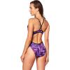 imageSpeedo Womens Swimsuit One Piece Endurance Free Back Printed Adult Team ColorsDiscontinuedAngles Speedo Purple