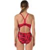 imageSpeedo Womens Swimsuit One Piece Endurance Free Back Printed Adult Team ColorsDiscontinuedAngles Speedo Red