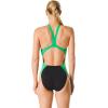 imageSpeedo Womens Swimsuit One Piece Endurance Super Pro Block Adult Team ColorsBlackGreen