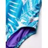 imageSpeedo Womens Swimsuit One Piece Endurance The One Printed Team Colors  DiscontinuedNew Turquoise