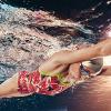 imageSpeedo Womens Swimsuit One Piece Endurance Turnz Tie Back PrintedDiscontinuedDeep Coral