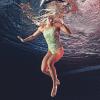 imageSpeedo Womens Swimsuit One Piece Endurance Turnz Tie Back PrintedDiscontinuedDeep Coral