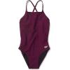 imageSpeedo Womens Swimsuit One Piece Endurance Turnz Tie Back SolidCabernet