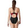 imageSpeedo Womens Swimsuit One Piece Powerflex Flyback Solid Adult Team ColorsBlackRed