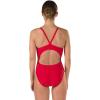 imageSpeedo Womens Swimsuit One Piece Powerflex Flyback Solid Adult Team ColorsDiscontinuedTrue Red