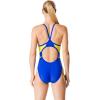 imageSpeedo Womens Swimsuit One Piece Powerflex Flyback Solid Adult Team ColorsSapphireGold