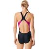 imageSpeedo Womens Swimsuit One Piece Pro LT Drop Back Solid  Manufacturer DiscontinuedBlackLime