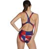 imageSpeedo Womens Swimsuit One Piece ProLT Super Pro Printed Adult Team ColorsLane Game RedWhiteBlue