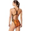 imageSpeedo Womens Swimsuit One Piece ProLT Super Pro Printed Adult Team ColorsModern Speedo Orange