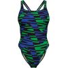 imageSpeedo Womens Swimsuit One Piece ProLT Super Pro Printed Adult Team ColorsTeam Royal BlueBright Green