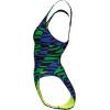imageSpeedo Womens Swimsuit One Piece ProLT Super Pro Printed Adult Team ColorsTeam Royal BlueBright Green