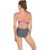 imageSpeedo Womens Swimsuit One Piece Prolt Flyback Solid Adult Team ColorsDiscontinuedCharcoal