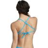 imageSpeedo Womens Swimsuit Top Bikini Endurance Lite Tie Back PrintNew BluePink