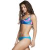 imageSpeedo Womens Swimsuit Top Bikini Endurance Lite Tie Back PrintPansy Purple