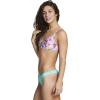 imageSpeedo Womens Swimsuit Top Bikini Endurance Lite Tie Back PrintPinkTurquiose