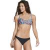 imageSpeedo Womens Swimsuit Top Bikini Endurance Lite Tie Back PrintRainbow Brights