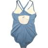 imageSpeedo Womens VNeck One Piece Swimsuit with Underwire Black 10Blue Smoke
