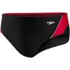 imageSpeedo Mens Swimsuit Brief Endurance Splice Team ColorsBlackRed Splice