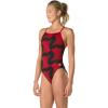 imageSpeedo Womens Flow Control Cross Back Endurance One Piece SwimsuitFlow Speedo Red