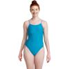 imageSpeedo Womens Swimsuit One Piece Endurance Fixed Back Double StrapAquarium