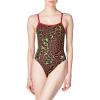 imageSpeedo Womens Swimsuit One Piece Endurance Flyback Printed Adult Team ColorsDiscontinuedAmplified Red