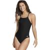 imageSpeedo Womens Swimsuit One Piece Endurance Turnz Tie Back SolidSpeedo Black