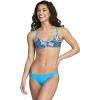imageSpeedo Womens Swimsuit Top Bikini Endurance Lite Tie Back PrintNew BluePink